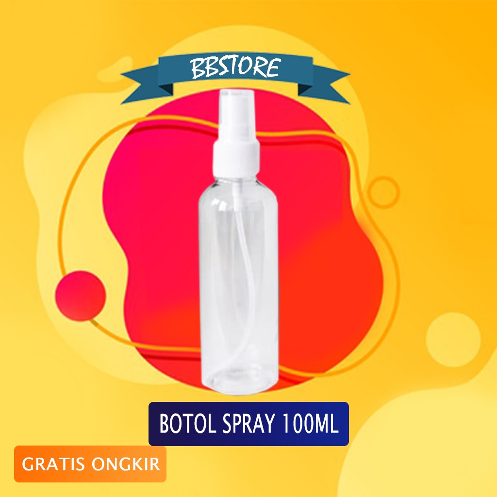 Jual BOTOL PLASTIK 100ML SPRAY BOTTLE 100ML | Shopee Indonesia