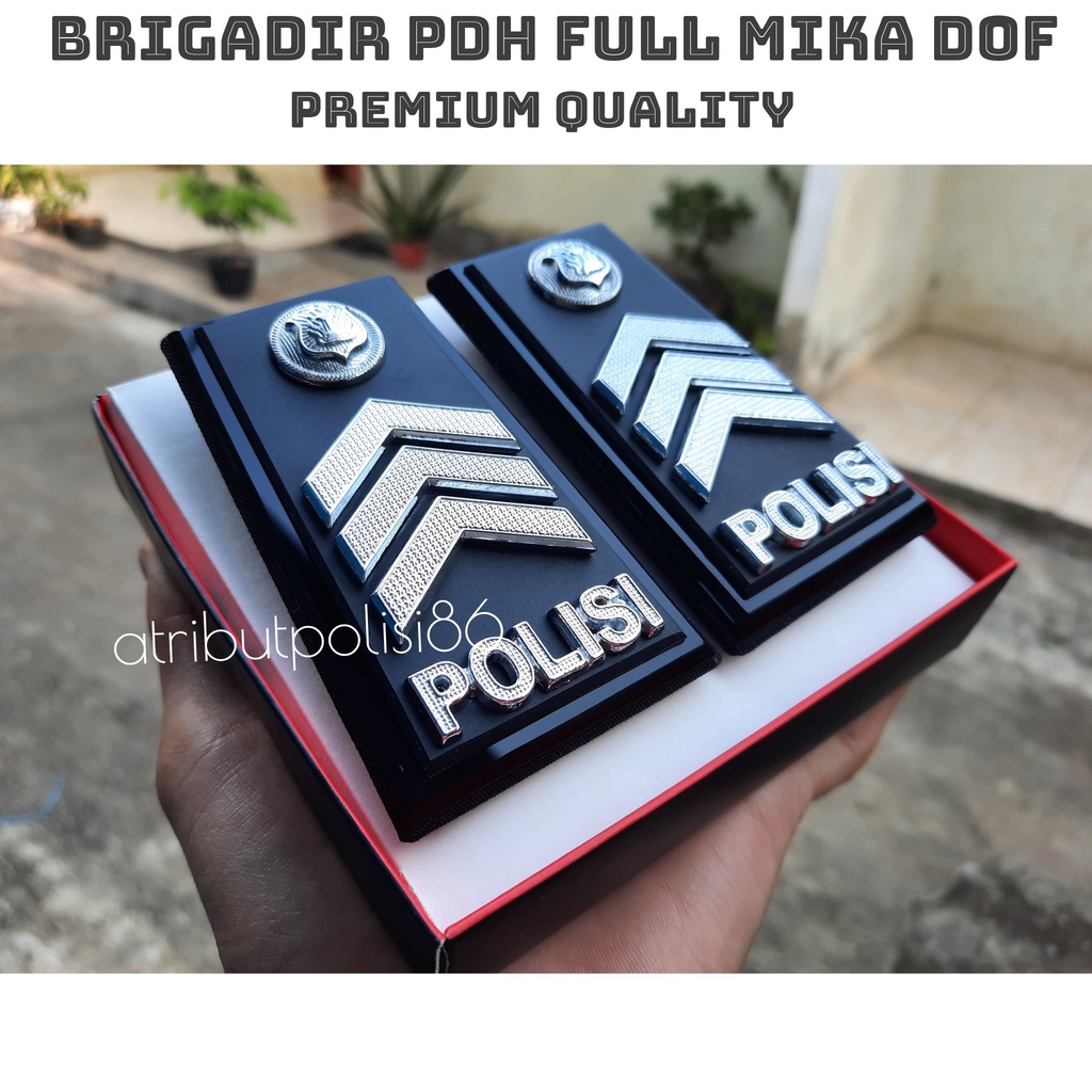 Jual PANGKAT BRIGADIR FULL MIKA DOF - PANGKAT BRIGADIR POLRI - PANGKAT ...