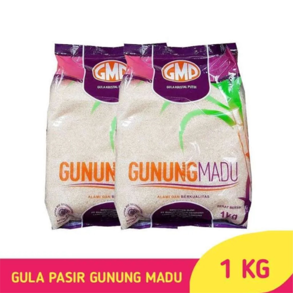 Jual Gmp Gula Pasir Kristal Putih 1kg Shopee Indonesia 6343