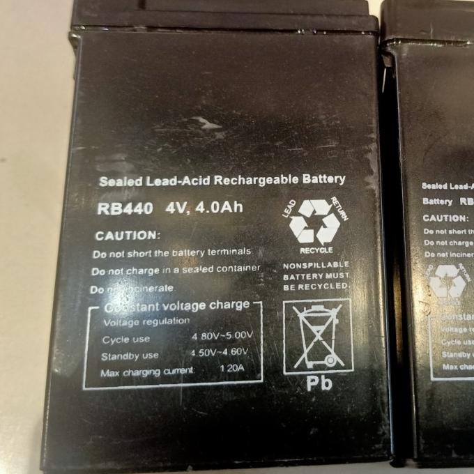 Jual Krisbow Baterai Aki Rechargeable Sealed Lead Acid 4V 4000 Mah Dan ...