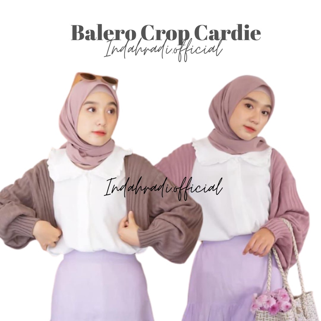Jual BALERO CROP RAJUT OVERSIZE TEBAL OUTER CARDIGAN KNIT LIAM WANITA ...
