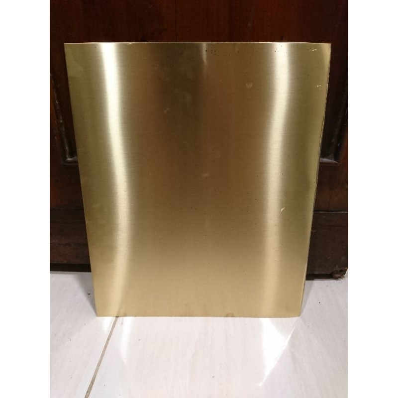 Jual plat kuningan tebal 1,5 mm ukuran 36 cm x 30 cm | Shopee Indonesia