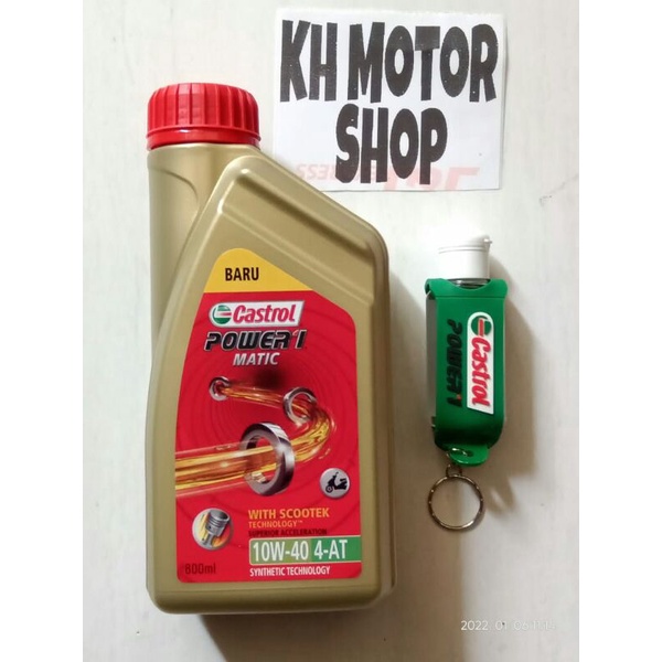 Jual Castrol Power 1 Matic 10W-40 800ml Oli Motor Matic ORIGINAL 100% ...