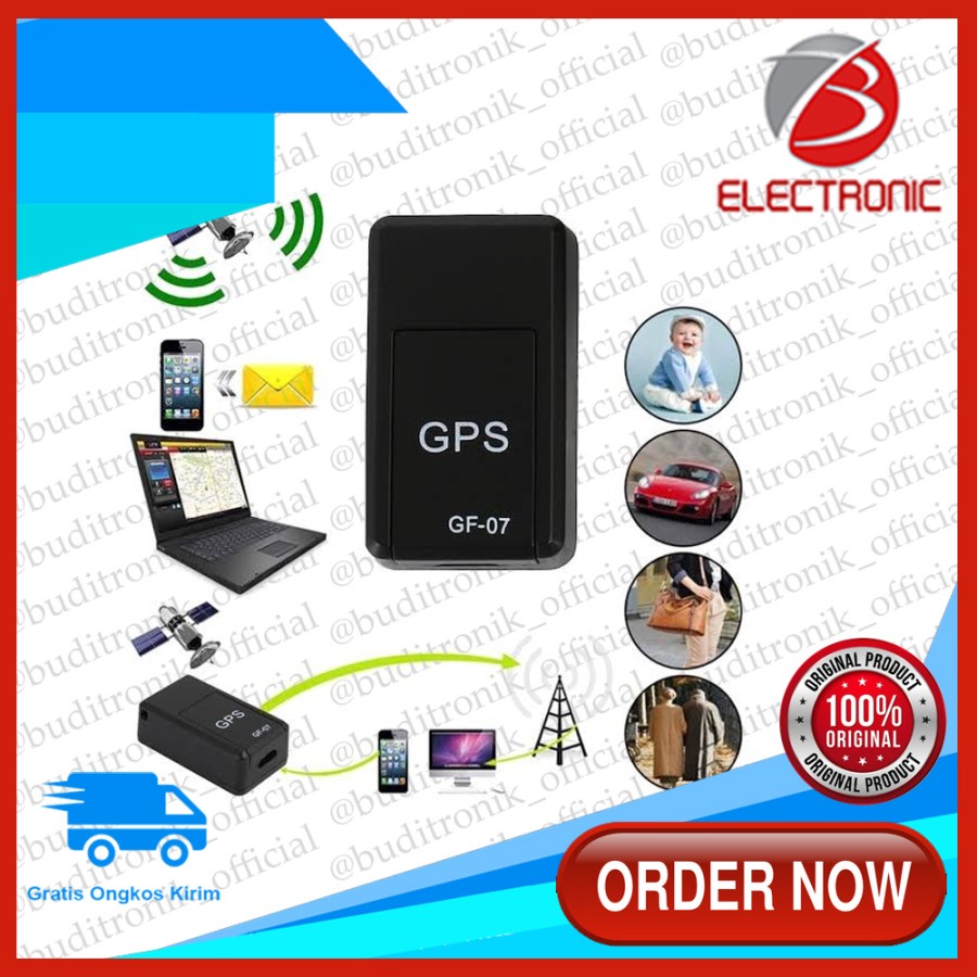 Jual Gps Tracker Mini GF-07 / Gps Super Mini / Gps Mobil / Gps Tracker ...