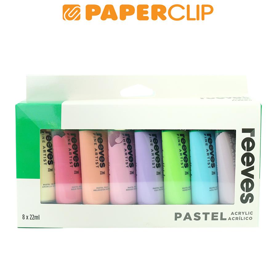 Jual CAT ACRYLIC REEVES PASTEL 8X22ML 0053370 | Shopee Indonesia