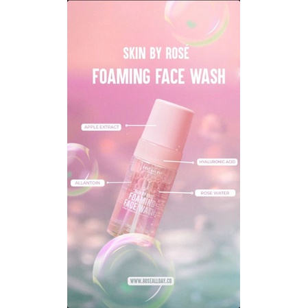 Jual FOAMING FACIAL WASH (ROSE ALL DAY) | Shopee Indonesia
