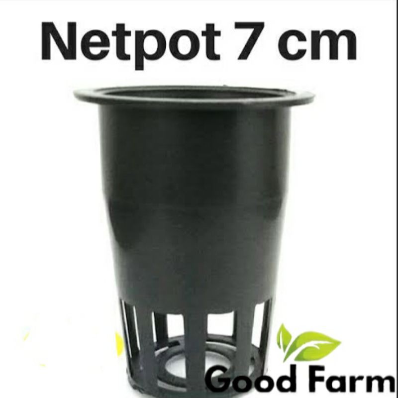 GoodFarm - Netpot Hitam 7cm Satuan
