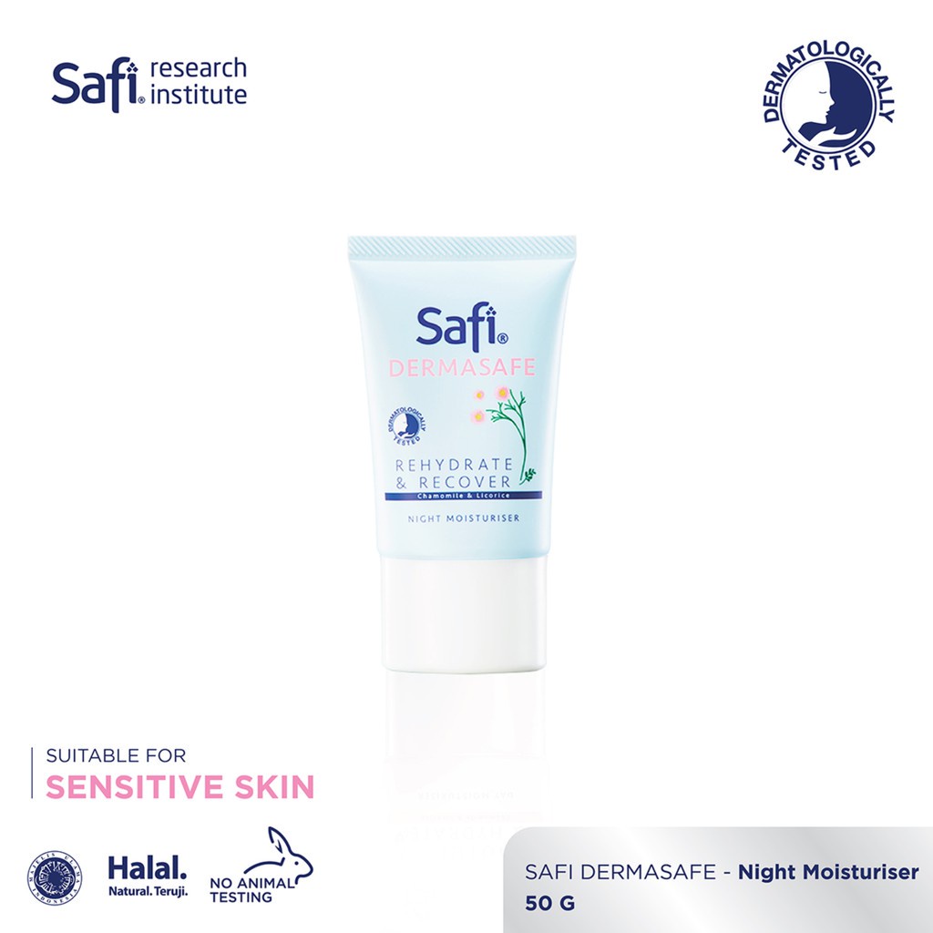 Jual Safi Dermasafe Rehydrate & Recover Night Moisturizer Shopee