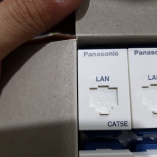 Jual modul terminal jack lan data internet dan listrik panasonic