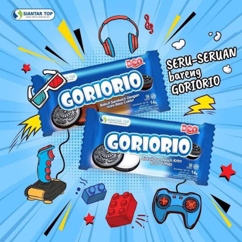 Jual Goriorio biskuit sandwich goriorio / goriorio coklat vanila ...
