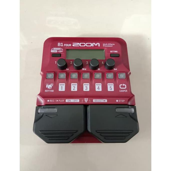 Jual Zoom B1 Four Bass MultiEffects Processor Shopee Indonesia