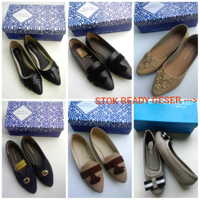 Jual SEPATU KERJA FLAT SHOES WANITA BRANDED YONGKI KOMALADI SIZE 36 37 38 39 40 41 Shopee