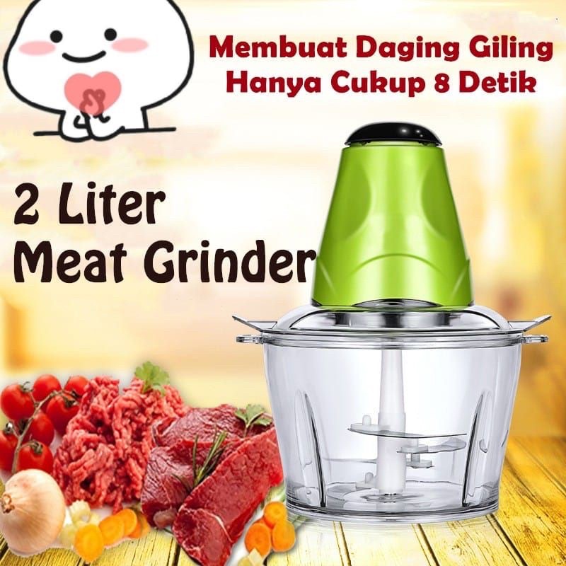 Jual (COD) Blender kapsul Extra Large chopper daging 2 Liter / BLENDER