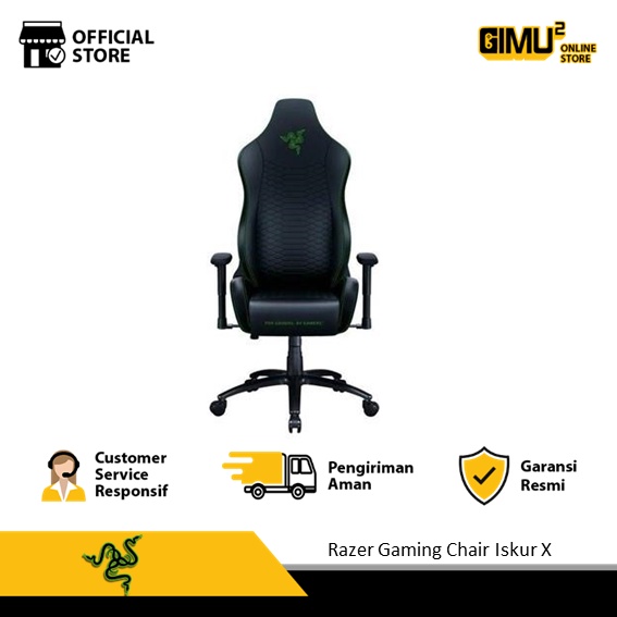 Jual Razer Iskur X Ergonomic Gaming Chair Green Shopee Indonesia