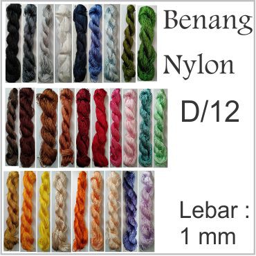 Jual Nilon Benang Nylon Untuk Rajut Kerajinan Tas Tali Handle Siyah Busur  di lapak Az Zulfa