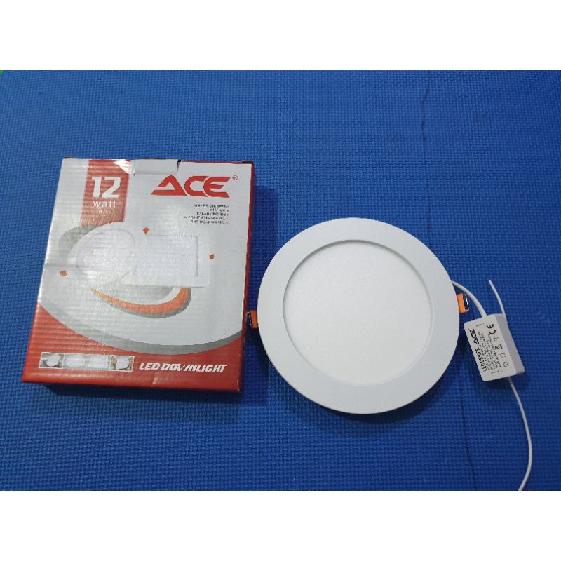 Jual ACE Lampu Downlight Led Panel inbow IB 12w tanam Bulat | Shopee ...