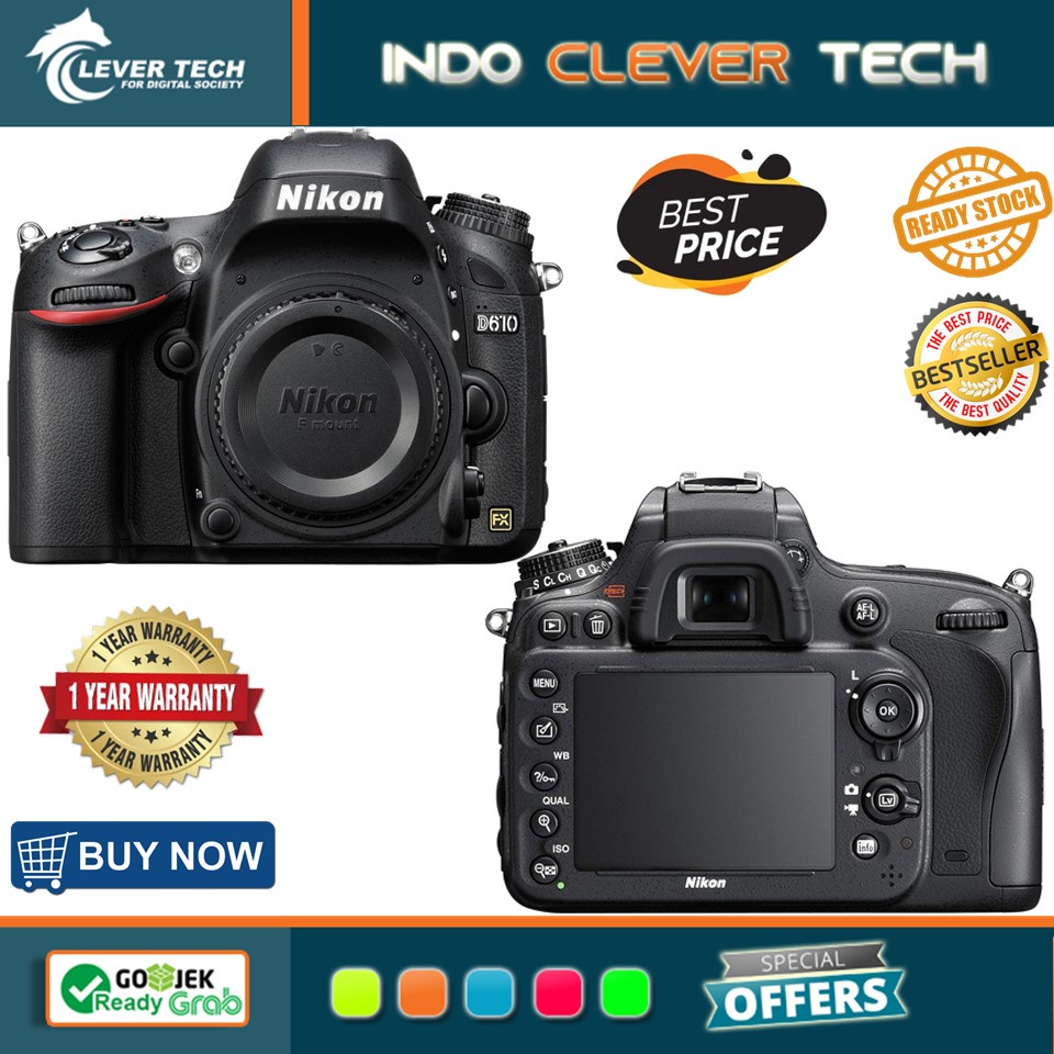 Kemera Nikon D610 Body Only DSLR Original