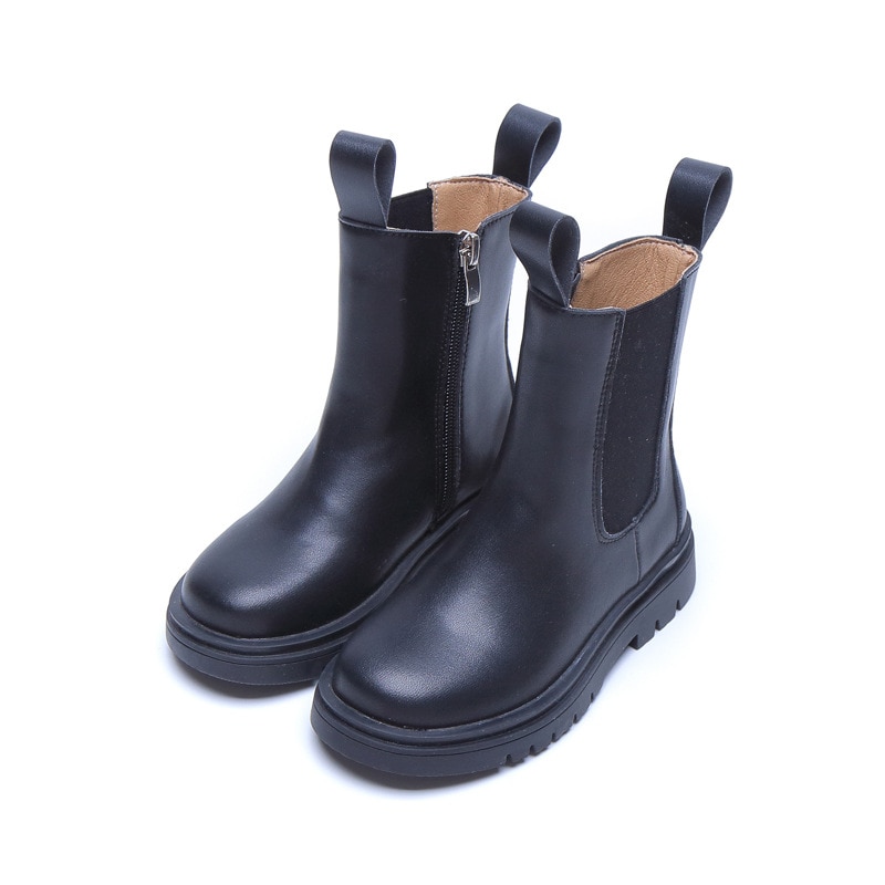 Toddler Girl Boots 2020 New Children Chelsea Boots Casual Autumn Winter  Leather School Boy Shoes Gir