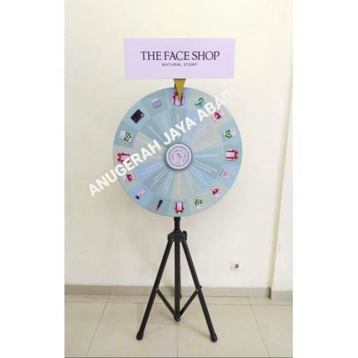 Jual RODA UNDIAN 80 CETAK CUSTOM HEADER / WHEEL OF FORTUNE 80cm PUTARAN ...