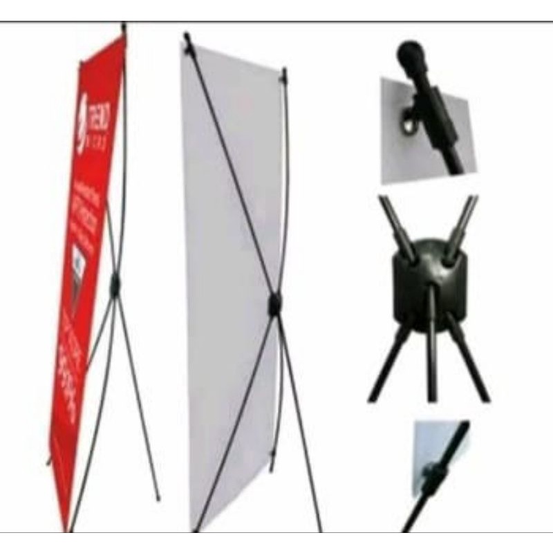 Jual Rangka X Fiber Banner Stand 60x160 | Shopee Indonesia