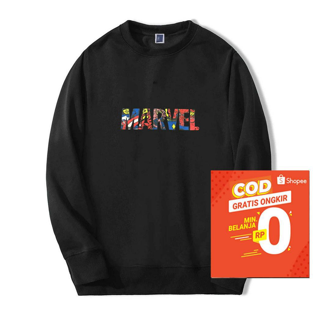 Jual Crewneck Marvel Original USA Sweater Hoodie Marvel Avengers Marvel Studios Bisa pria wanita Shopee Indonesia