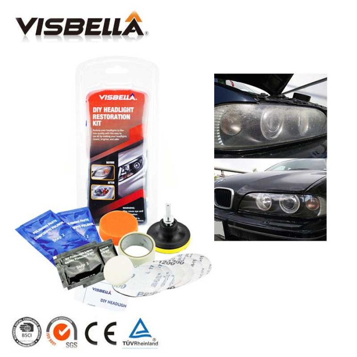 Jual Alat Pembersih Kaca Lampu Mobil DIY Headlight Restoration Kit ...