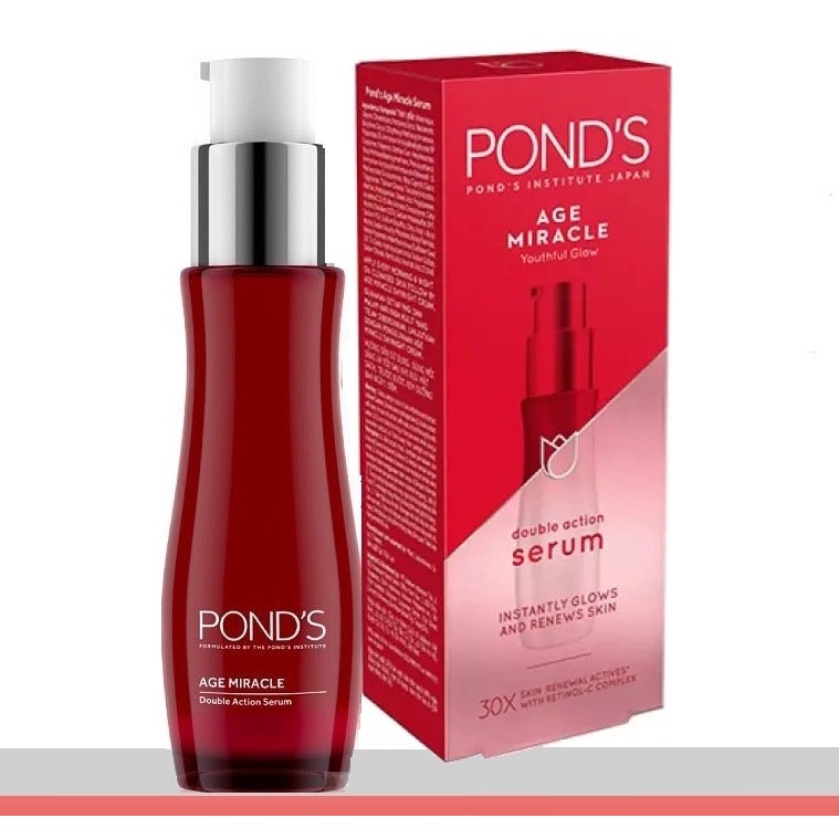 Jual ponds age miracle double action serum 30x (30ml) Shopee Indonesia