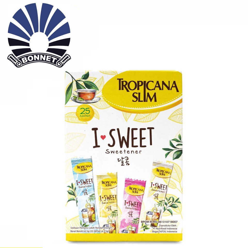 Jual Tropicana Slim Sweetener I Sweet 25 Sachet Pemanis Untuk Bantu