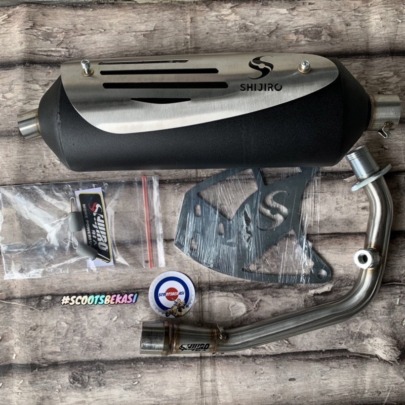 Jual Knalpot Shijiro Standar Racing Vespa Sprint Primavera S LX ...