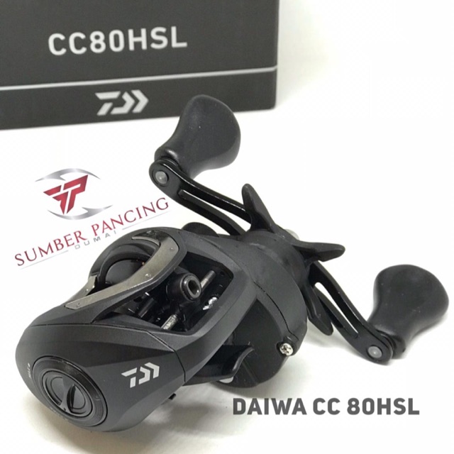 Moulinet Daiwa CC80 Baitcasting - Léger, Contrôle Magnétique, Bobine Aluminium - 6.8:1 Ou 7.5:1