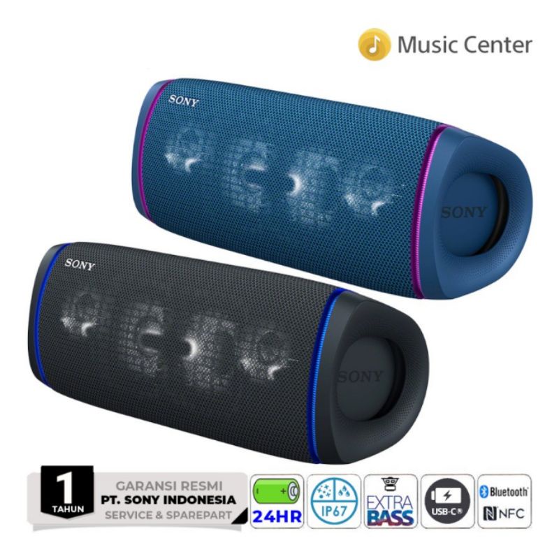 Jual Sony SRSXB43 EXTRA BASS™ Portable BLUETOOTH® Speaker Shopee