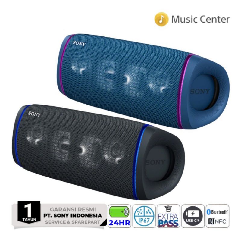 Jual Sony SRS-XB43 EXTRA BASS™ Portable BLUETOOTH® Speaker | Shopee ...