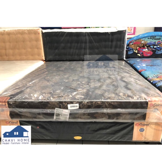 Jual Kasur springbed central deluxe spring bed set ukuran 160x200