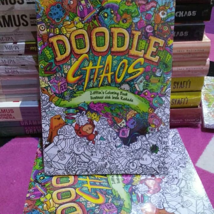Jual DOODLE CHAOS Zifflin s Coloring book Ilustrasi Oleh Irvin Ransada ...