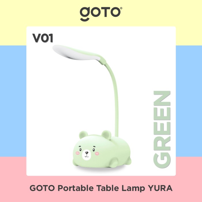 Jual Goto Yura Table Lamp Portable Lampu Meja Baca Belajar Led Karakter