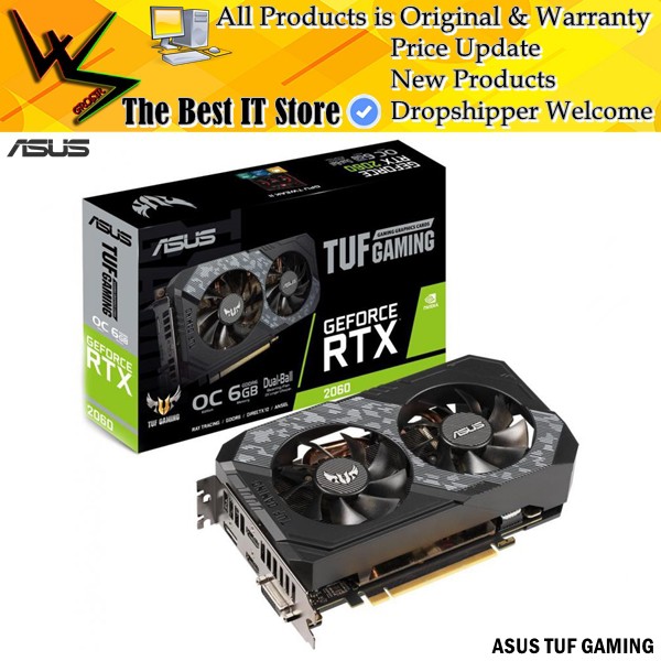 グラフィックボード・グラボ・ビデオカード ASUS TUF Gaming GeForce RTX 2060 Amazon | ASUS NVIDIA GeForce RTX 2060搭載 デュアルタイプ 6GB