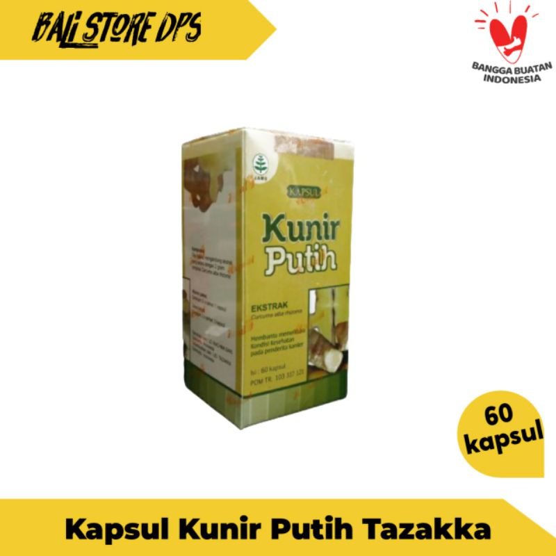 Jual Kapsul Kunyit Kunir Putih Obat Herbal Kanker Miom Anti Jamur Virus Isi 60 Kapsul Shopee 4753