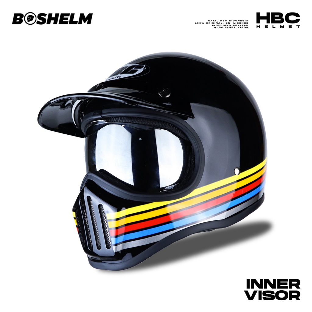 Helm full hot sale face hbc