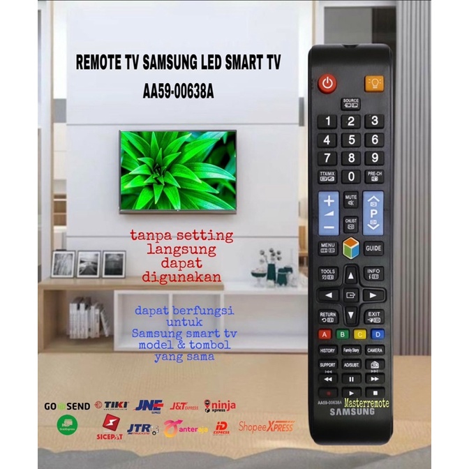 Jual Remot Remote Tv Samsung Lcd Led Smart Tv Aa A Shopee Indonesia