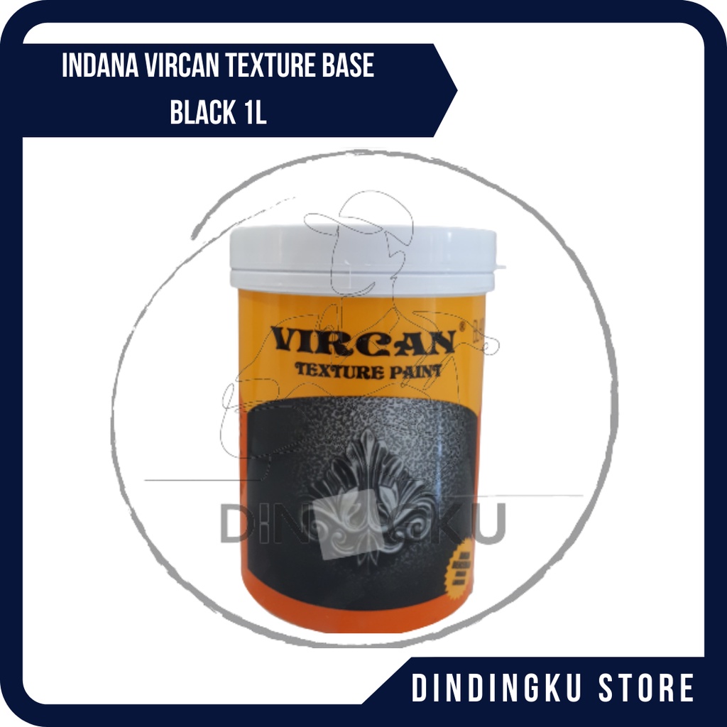 Jual Indana Vircan Base Black Cat Dasar Texture 1l Shopee Indonesia 9611