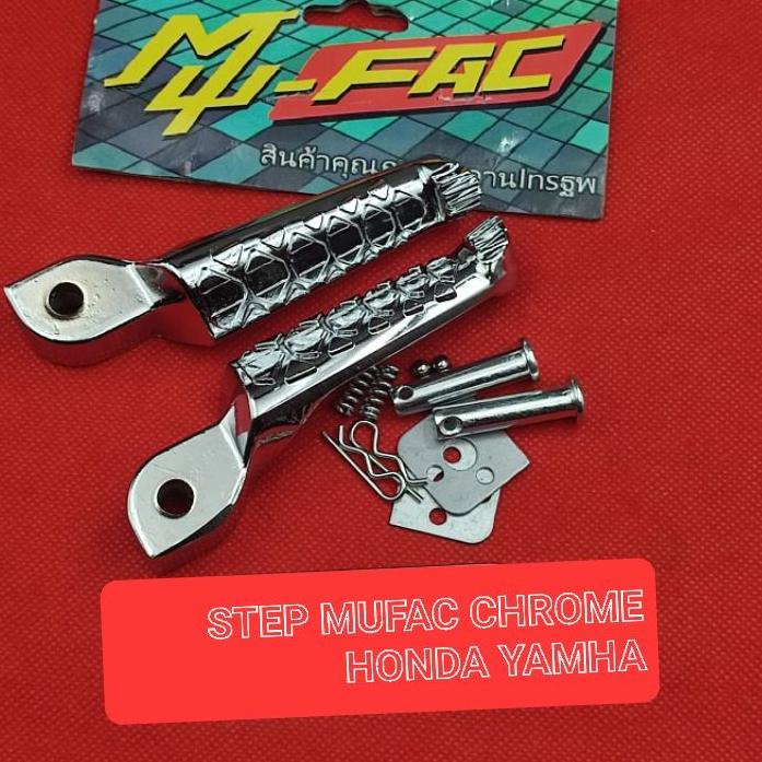 Jual Trend - FOOTSTEP MUFAC CHROME ORIGINAL MU-FAC STEP BELAKANG MATIC ...