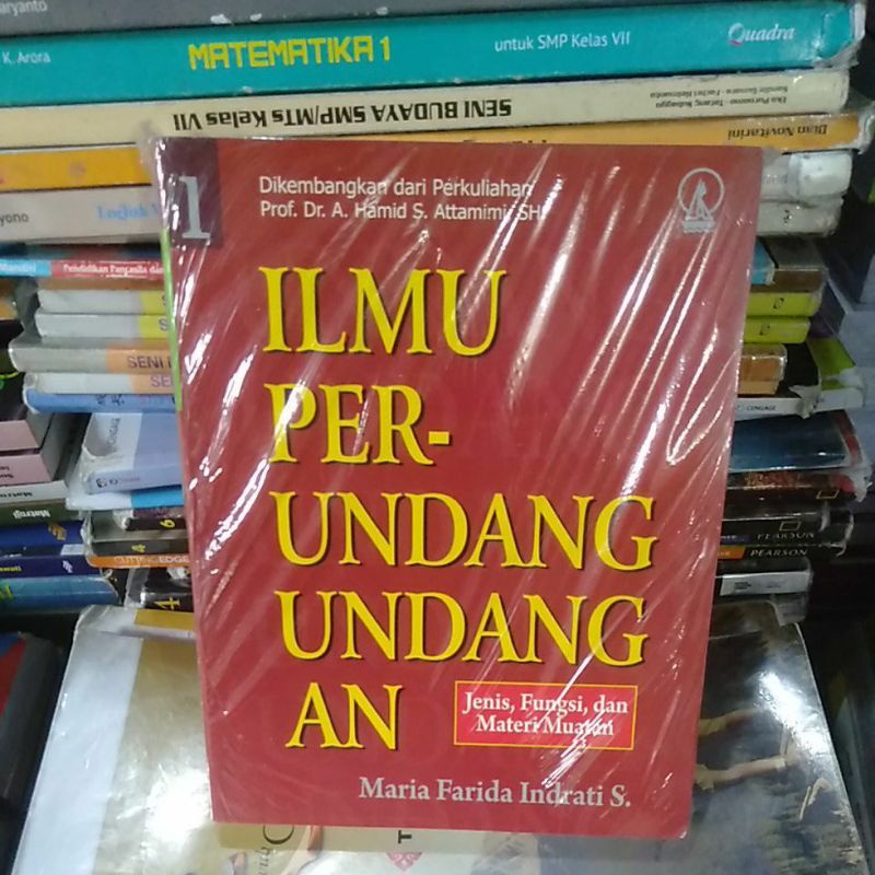 Jual Ilmu Perundang Undangan Jenis Fungsi Dan Materi Muatan Pengarang