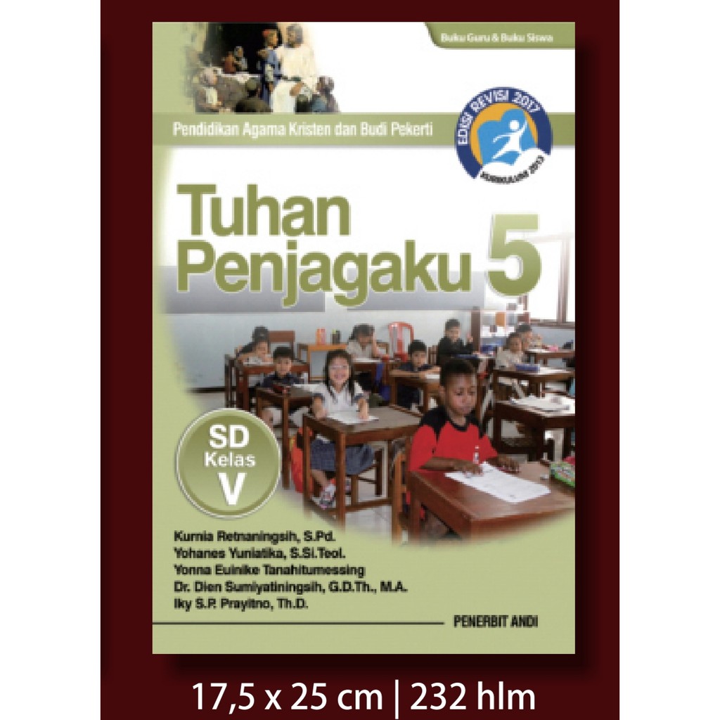 Jual Buku Tuhan Penjagaku Pendidikan Agama Kristen Dan Budi Pekerti Sd Kelas 1 6 Ori 0987