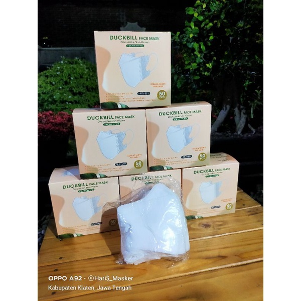 Jual Masker Duckbill Y & B Care 3 Ply / Masker Duckbill / Masker Murah ...