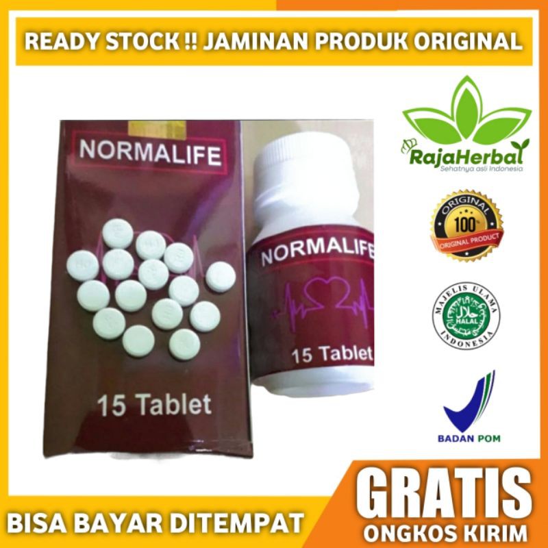Jual NORMALIFE TABLET ORIGINAL ASLI OBAT HIPERTENSI/STROKE MENGATASI ...