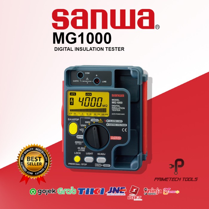 Jual Produk Terbaru Sanwa Mg 1000 Merger Instalasi Digital 1000 V Insulation Tester Ori