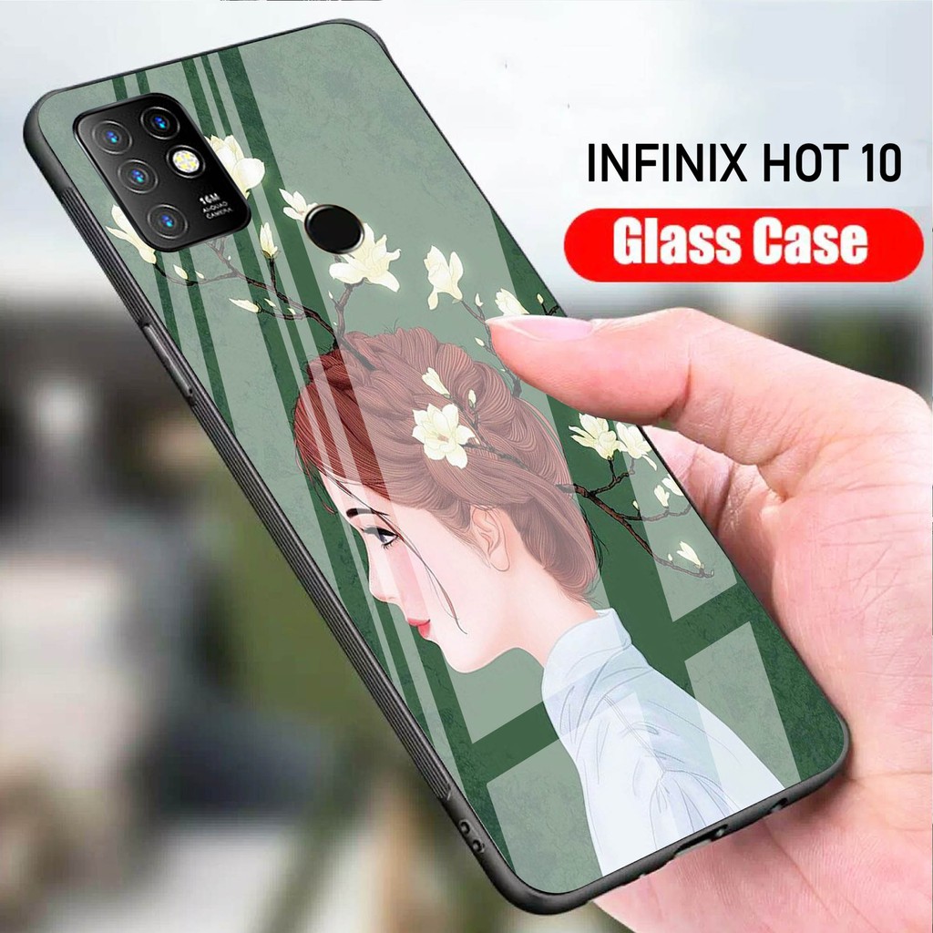 Jual Case Infinix Hot Softcase Glass Kaca Infinix Hot Case Hp