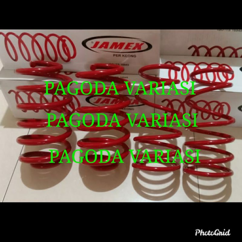 Jual PAKET PER CEPER / LOWERING SPRING JAMEX ALL NEW RUSH 2018-ON / ALL ...