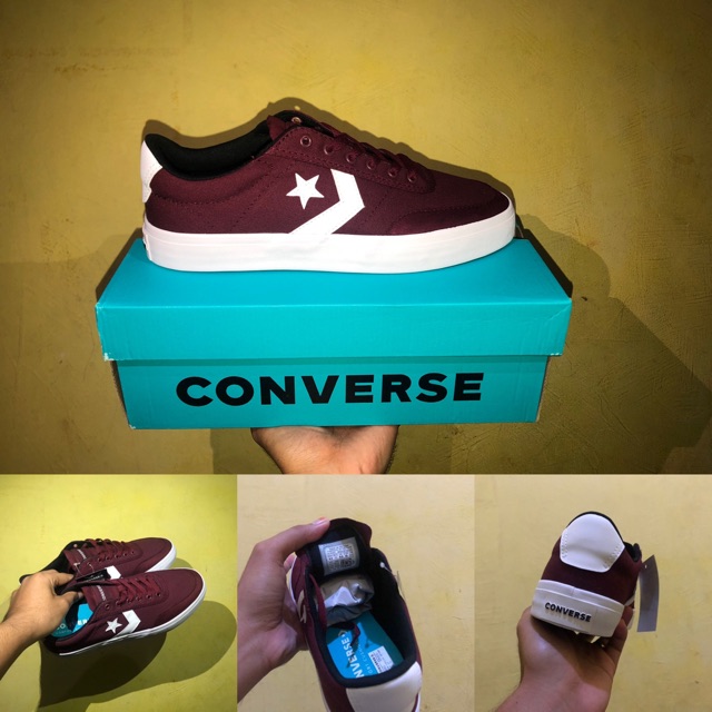 Converse courtlandt sale ox dark burgundy