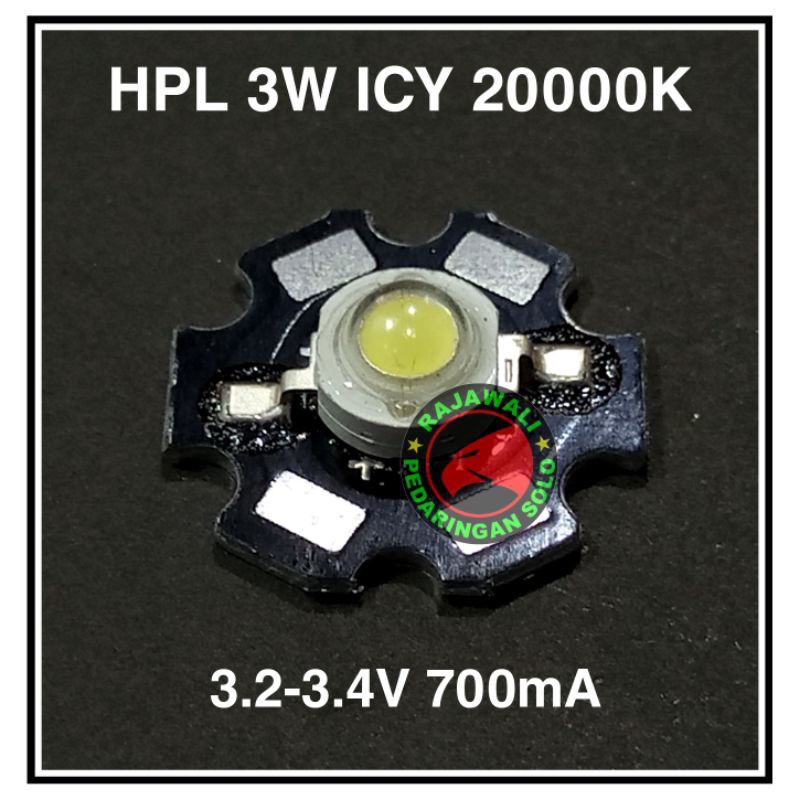 Jual HPL 3W ICY 20000K SUPER WHITE LED AQUASCAPE LED MOTOR MOBIL ...